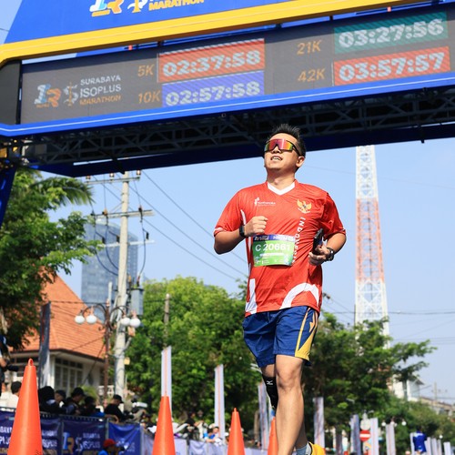 Race photo from SURABAYA ISOPLUS MARATHON 2026