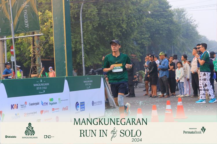 Race photo from Mangkunegaran Run 2024