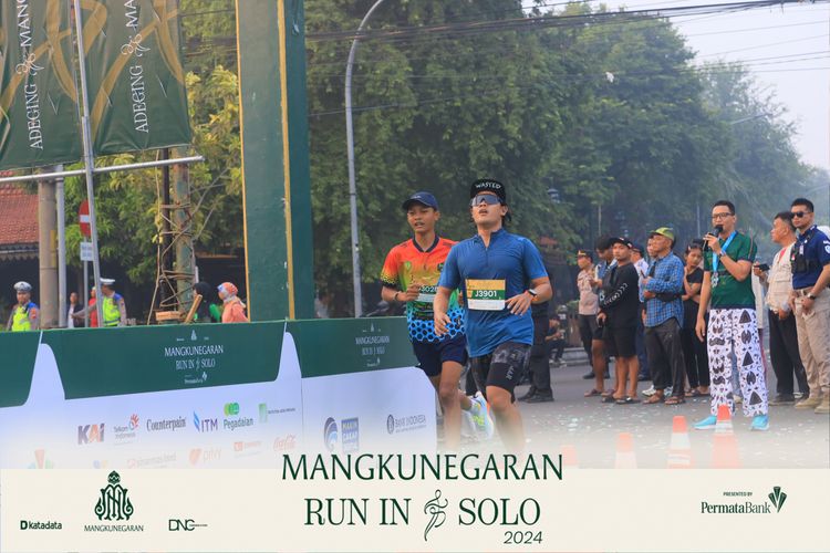 Race photo from Mangkunegaran Run 2024