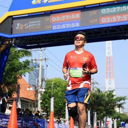 Race photo from SURABAYA ISOPLUS MARATHON 2026