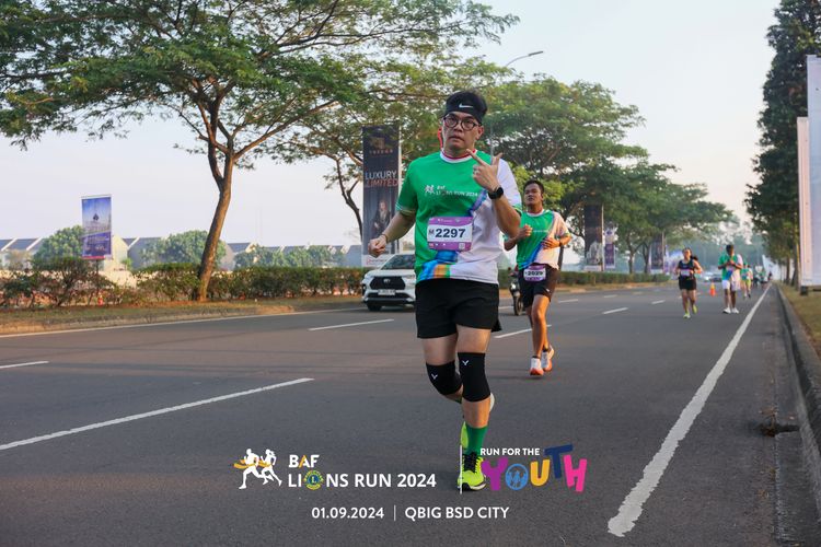 Race photo from BAF LIONS RUN 2024