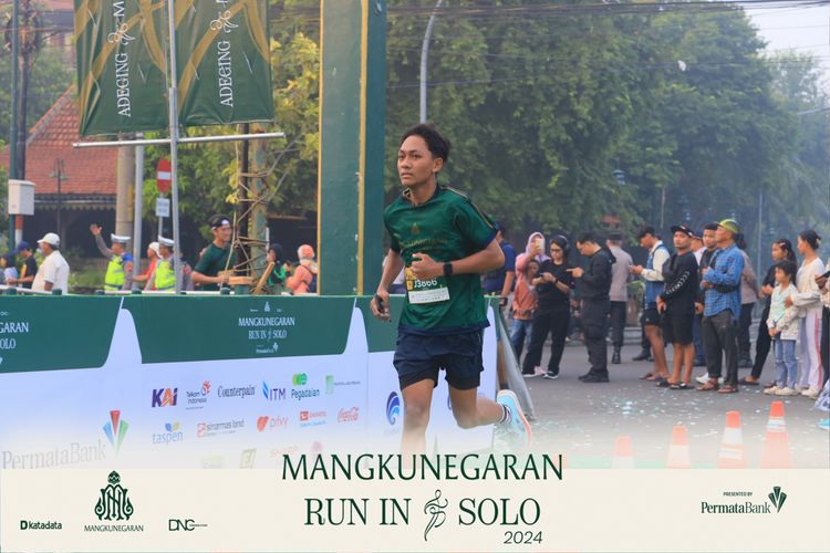 Race photo from Mangkunegaran Run 2024