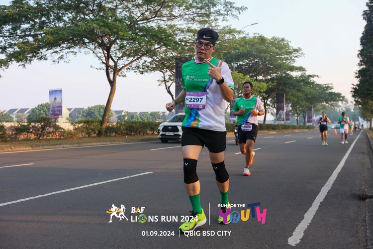 Race photo from BAF LIONS RUN 2024