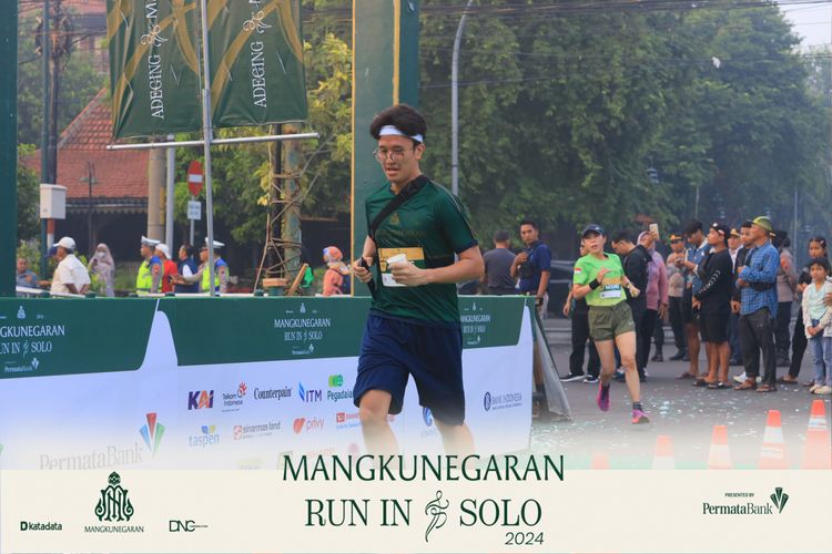 Race photo from Mangkunegaran Run 2024