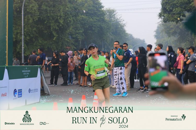 Race photo from Mangkunegaran Run 2024