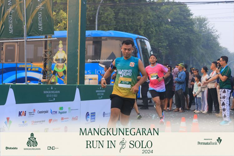 Race photo from Mangkunegaran Run 2024