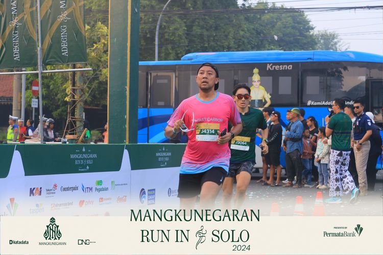 Race photo from Mangkunegaran Run 2024