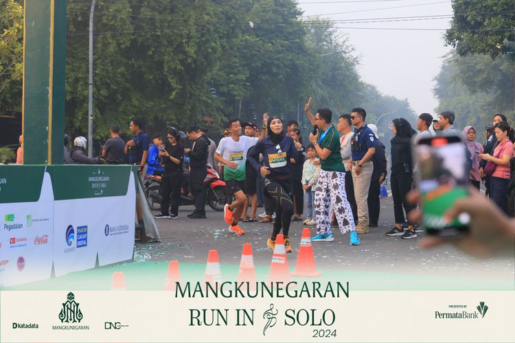 Race photo from Mangkunegaran Run 2024
