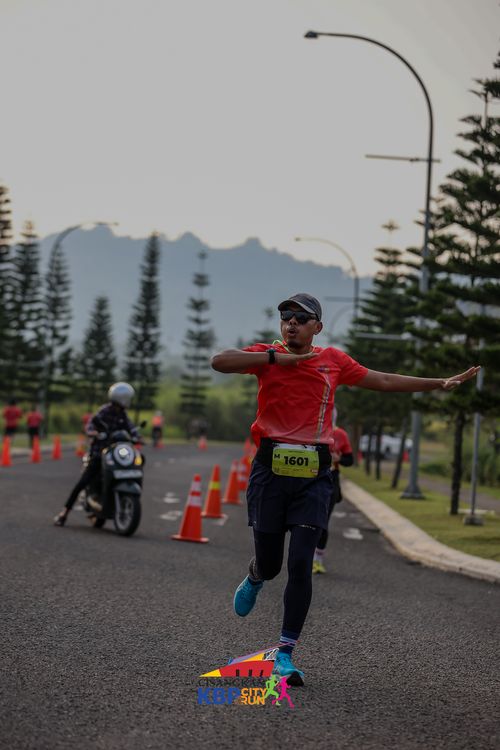 Race photo from CISANGKAN KBP CITY RUN 2025