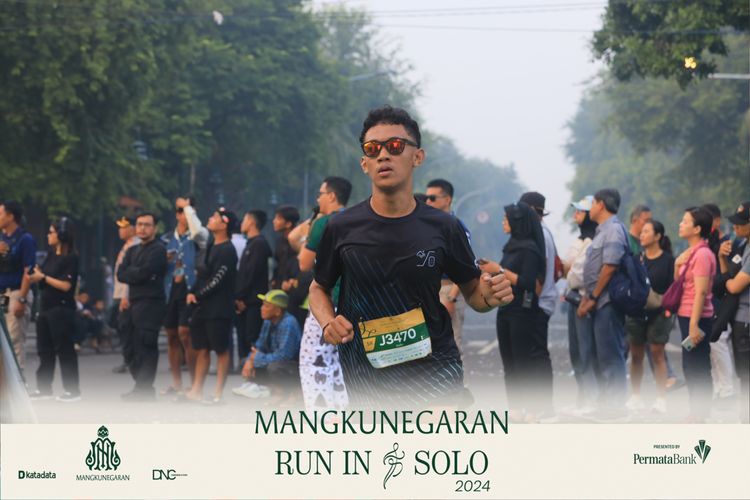Race photo from Mangkunegaran Run 2024