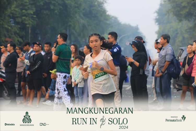 Race photo from Mangkunegaran Run 2024