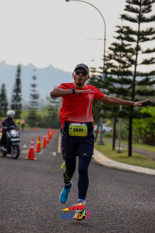 Race photo from CISANGKAN KBP CITY RUN 2025