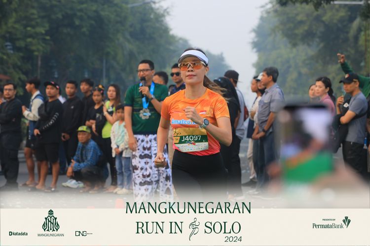 Race photo from Mangkunegaran Run 2024