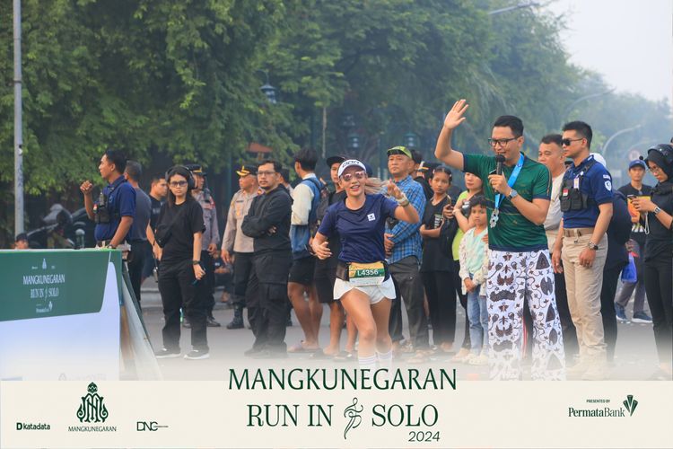 Race photo from Mangkunegaran Run 2024