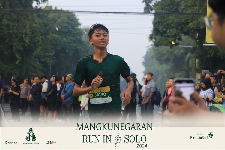 Race photo from Mangkunegaran Run 2024