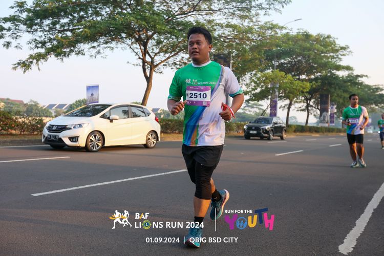 Race photo from BAF LIONS RUN 2024