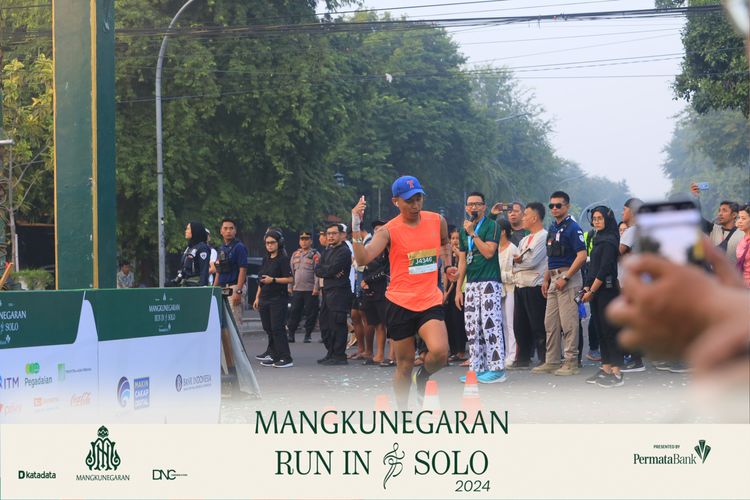 Race photo from Mangkunegaran Run 2024