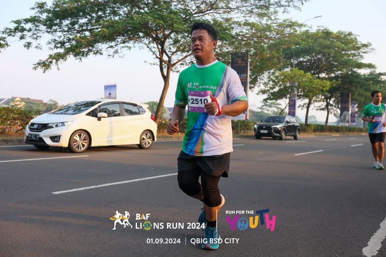 Race photo from BAF LIONS RUN 2024