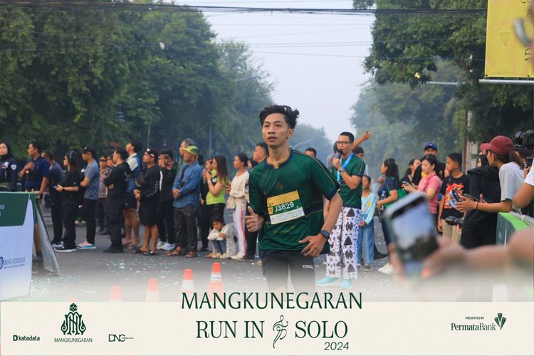 Race photo from Mangkunegaran Run 2024