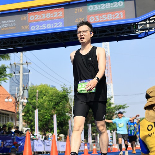 Race photo from SURABAYA ISOPLUS MARATHON 2026