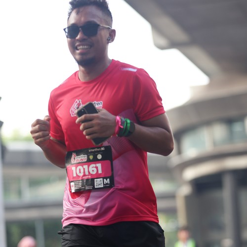 Race photo from SMARTFREN RUN 2026