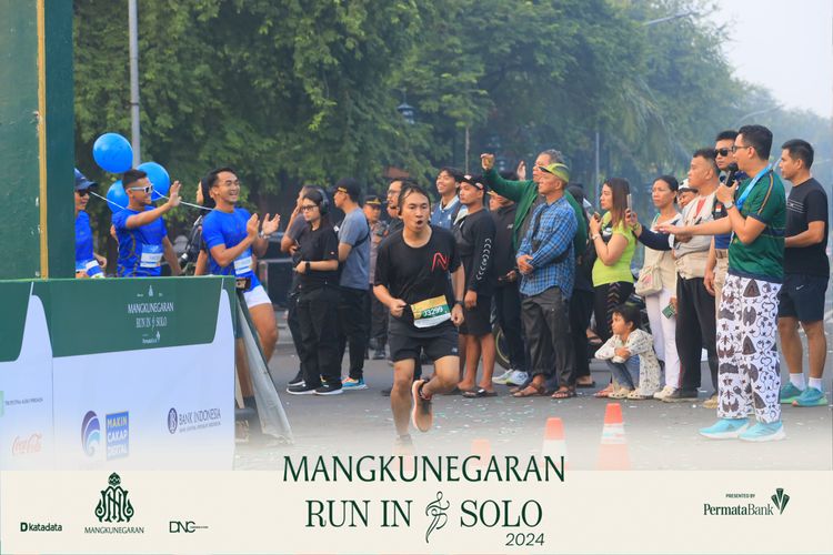 Race photo from Mangkunegaran Run 2024