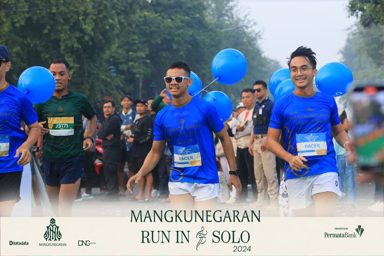 Race photo from Mangkunegaran Run 2024