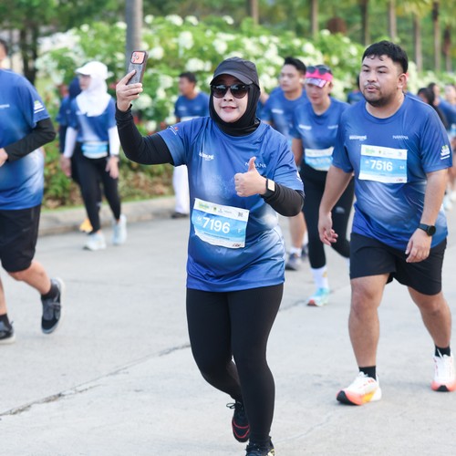 Race photo from BOGORUN 2026