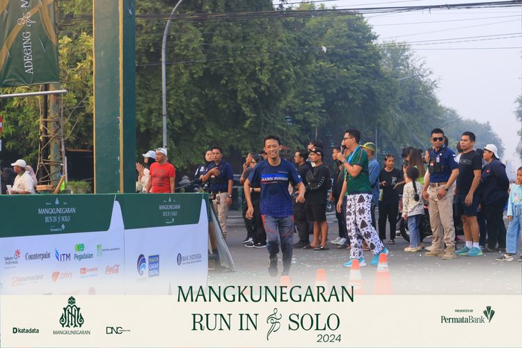 Race photo from Mangkunegaran Run 2024