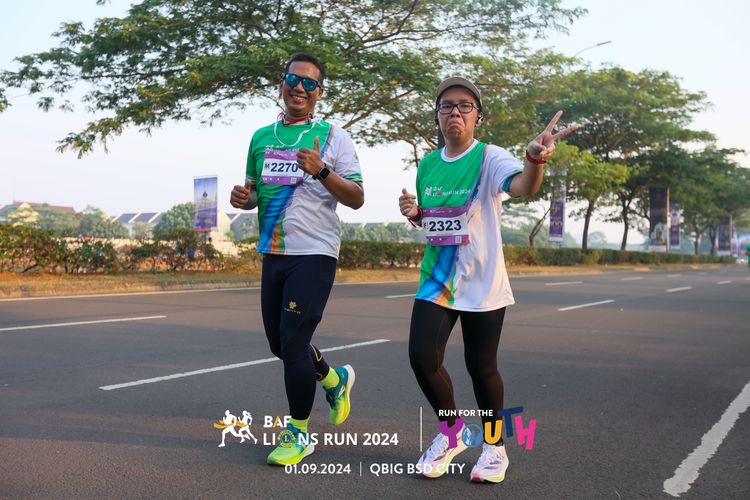 Race photo from BAF LIONS RUN 2024