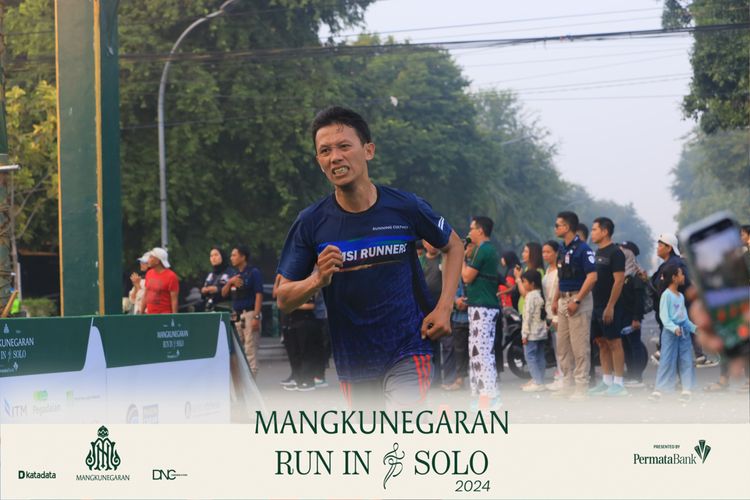 Race photo from Mangkunegaran Run 2024