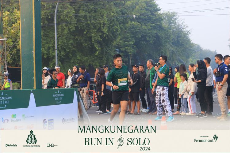 Race photo from Mangkunegaran Run 2024