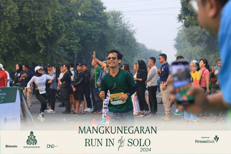 Race photo from Mangkunegaran Run 2024