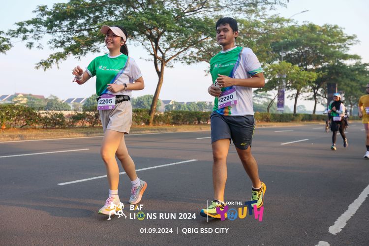 Race photo from BAF LIONS RUN 2024