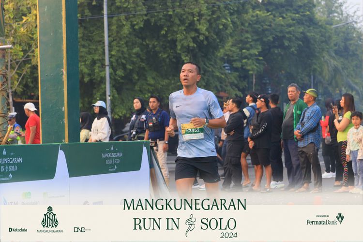 Race photo from Mangkunegaran Run 2024