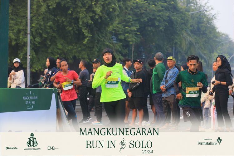Race photo from Mangkunegaran Run 2024