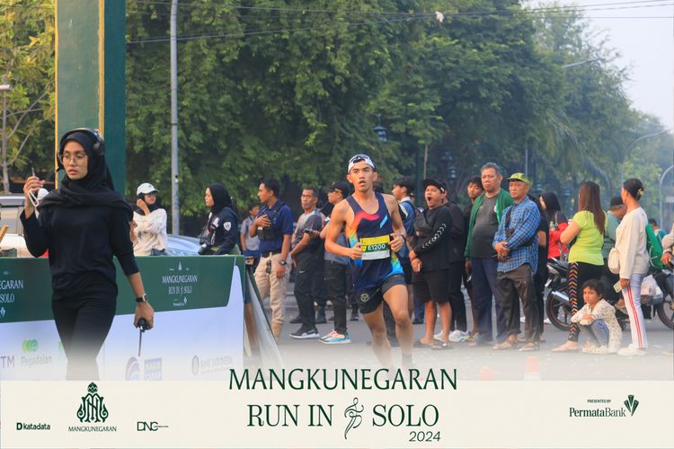 Race photo from Mangkunegaran Run 2024