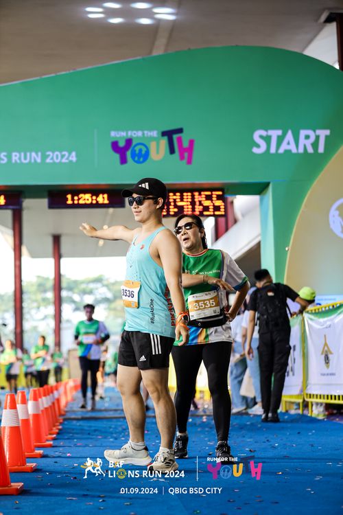 Race photo from BAF LIONS RUN 2024