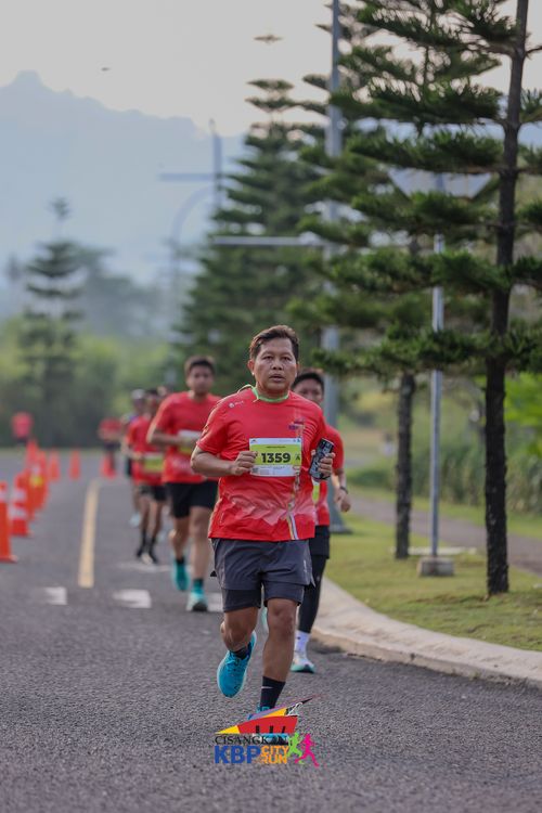 Race photo from CISANGKAN KBP CITY RUN 2025