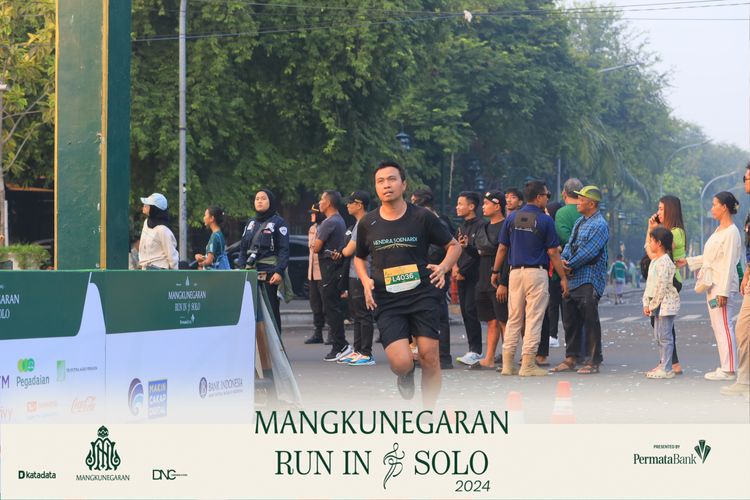 Race photo from Mangkunegaran Run 2024