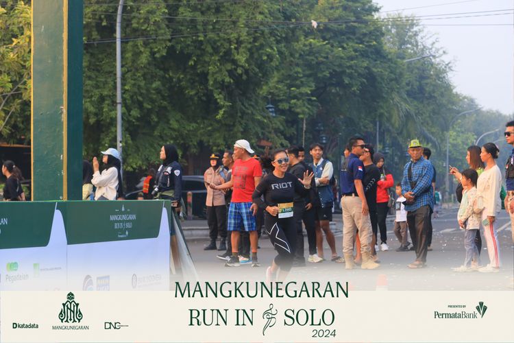 Race photo from Mangkunegaran Run 2024