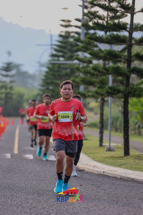 Race photo from CISANGKAN KBP CITY RUN 2025