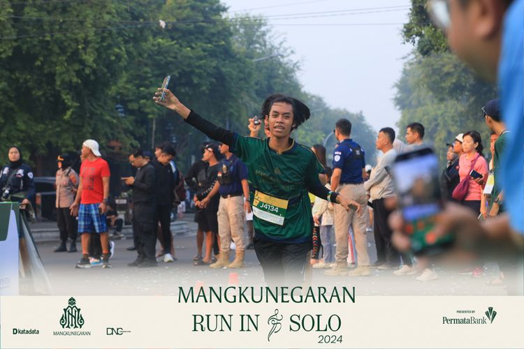 Race photo from Mangkunegaran Run 2024