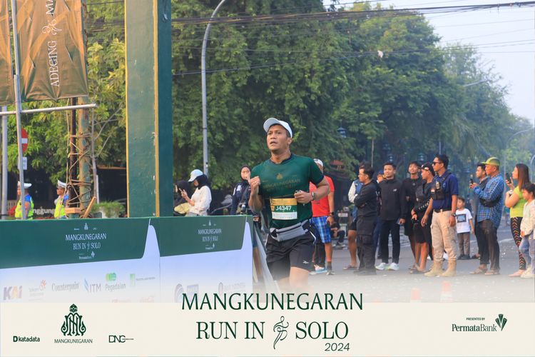Race photo from Mangkunegaran Run 2024