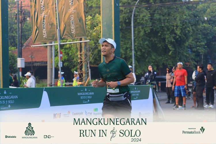 Race photo from Mangkunegaran Run 2024