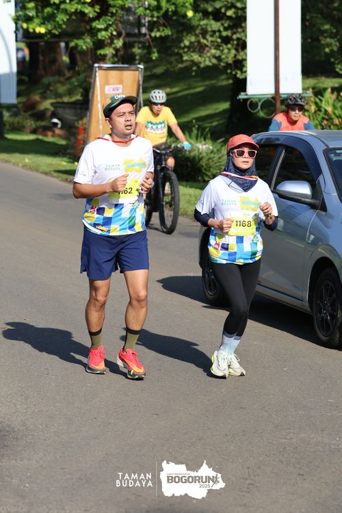 Race photo from Taman Budaya x BOGORUN 2025