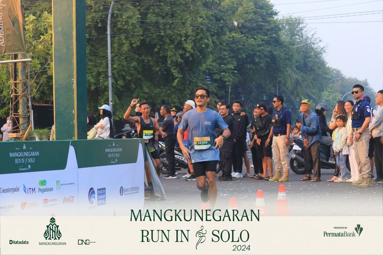 Race photo from Mangkunegaran Run 2024