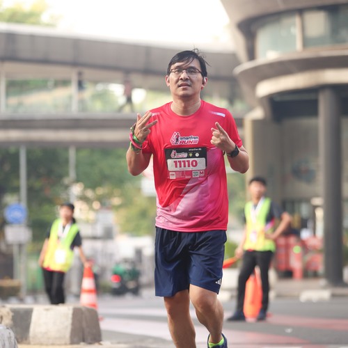 Race photo from SMARTFREN RUN 2026