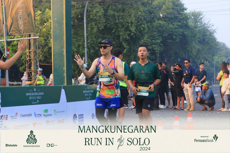 Race photo from Mangkunegaran Run 2024
