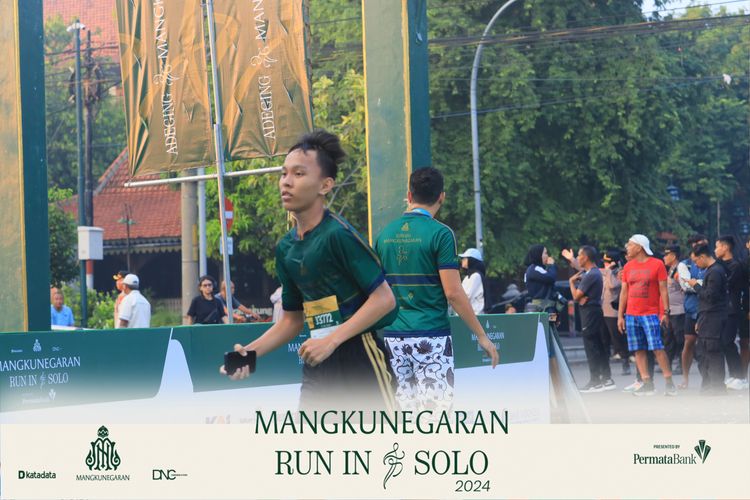Race photo from Mangkunegaran Run 2024